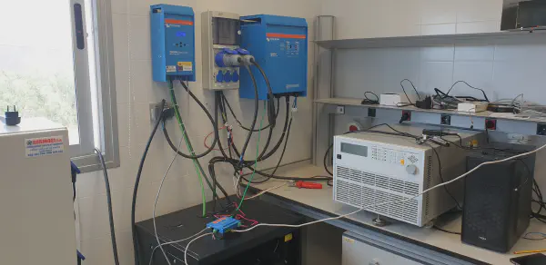 Simulation and installation of a micro-grid with solar energy